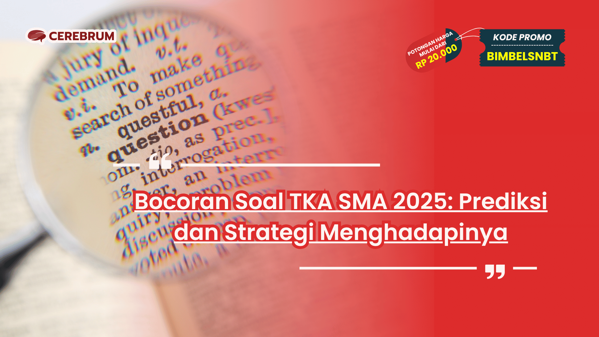 Bocoran Soal TKA SMA 2025 Prediksi dan Strategi Menghadapinya Bocoran Soal TKA SMA 2025 Prediksi dan Strategi Menghadapinya