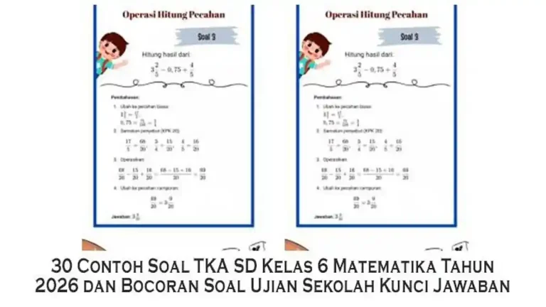 Sebelum Kehabisan Waktu: 7 Bocoran Ujian Sekolah 2026 yang Langka dan Bikin Nilai Meroket Sebelum Kehabisan Waktu: 7 Bocoran Ujian Sekolah 2026 yang Langka dan Bikin Nilai Meroket