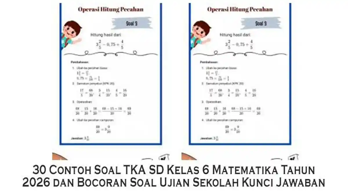 Sebelum Kehabisan Waktu: 7 Bocoran Ujian Sekolah 2026 yang Langka dan Bikin Nilai Meroket Sebelum Kehabisan Waktu: 7 Bocoran Ujian Sekolah 2026 yang Langka dan Bikin Nilai Meroket