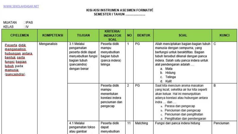 5 Fakta Mengejutkan dalam Kisi Kisi Soal UTS PJOK Kelas 4 Semester 1 Tahun 2026 yang Wajib Diketahui 5 Fakta Mengejutkan dalam Kisi Kisi Soal UTS PJOK Kelas 4 Semester 1 Tahun 2026 yang Wajib Diketahui