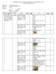 Kisi-Kisi Soal PLH Kelas III 2025-2026 PDF