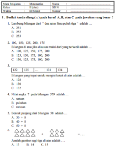 Menyongsong Keberhasilan Panduan Lengkap Contoh Soal Ujian SD Kelas 2
