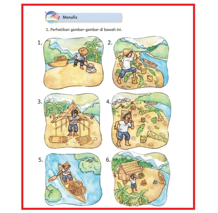 SPILL Jawaban Bahasa Indonesia Kelas 4 Halaman 170 Perhatikan Gambar SPILL Jawaban Bahasa Indonesia Kelas 4 Halaman 170 Perhatikan Gambar