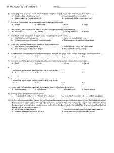 Soal Bimbel Kelas 3 Tema 5 Subtema 2 PDF