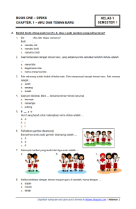 contoh soal tematik kelas 3 tema 2 subtema 1