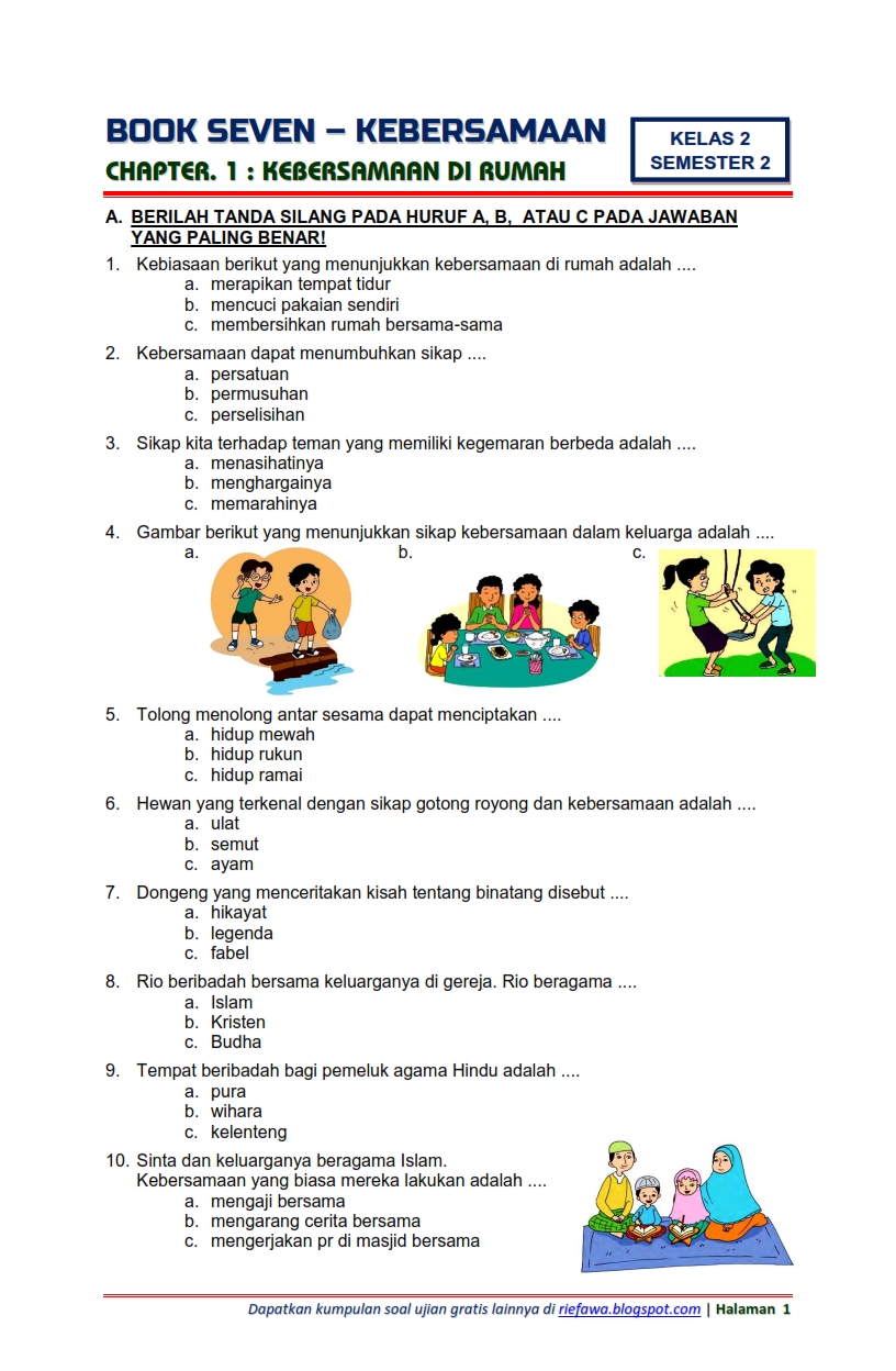 12 Contoh Soal Tema 1 Kelas 1 Subtema 2 yang Wajib Dikuasai Sebelum Ujian Matematika SD 12 Contoh Soal Tema 1 Kelas 1 Subtema 2 yang Wajib Dikuasai Sebelum Ujian Matematika SD
