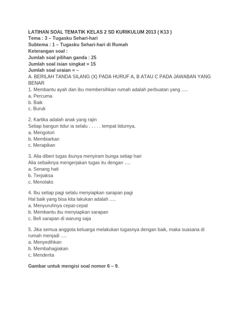 7 Cara Jitu Menyusun Contoh Soal Menyunting K13 Kelas 2 yang Terbukti Efektif Sebelum Terlambat