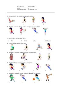 Contoh soal penjaskes kelas 1 sd semester 2 STAIMMKML ac id
