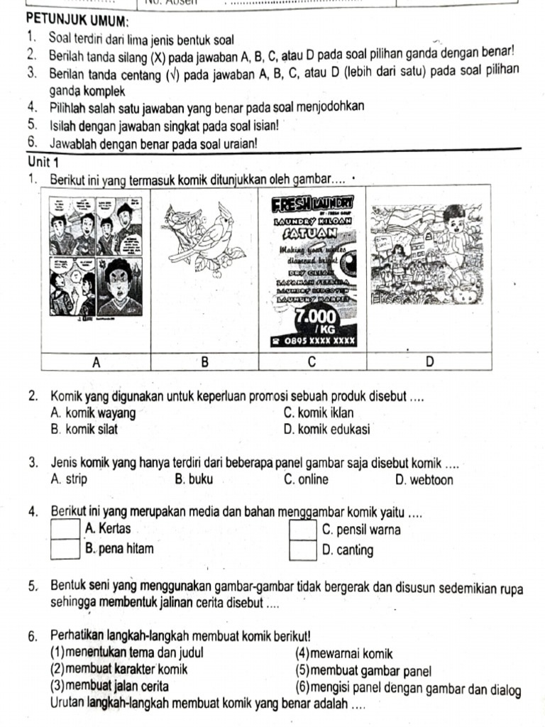 7 Contoh Soal Menjodohkan Seni Budaya Rupa Kelas 2 SMP yang Wajib Kamu Kuasai Sebelum Ulangan Harian 7 Contoh Soal Menjodohkan Seni Budaya Rupa Kelas 2 SMP yang Wajib Kamu Kuasai Sebelum Ulangan Harian