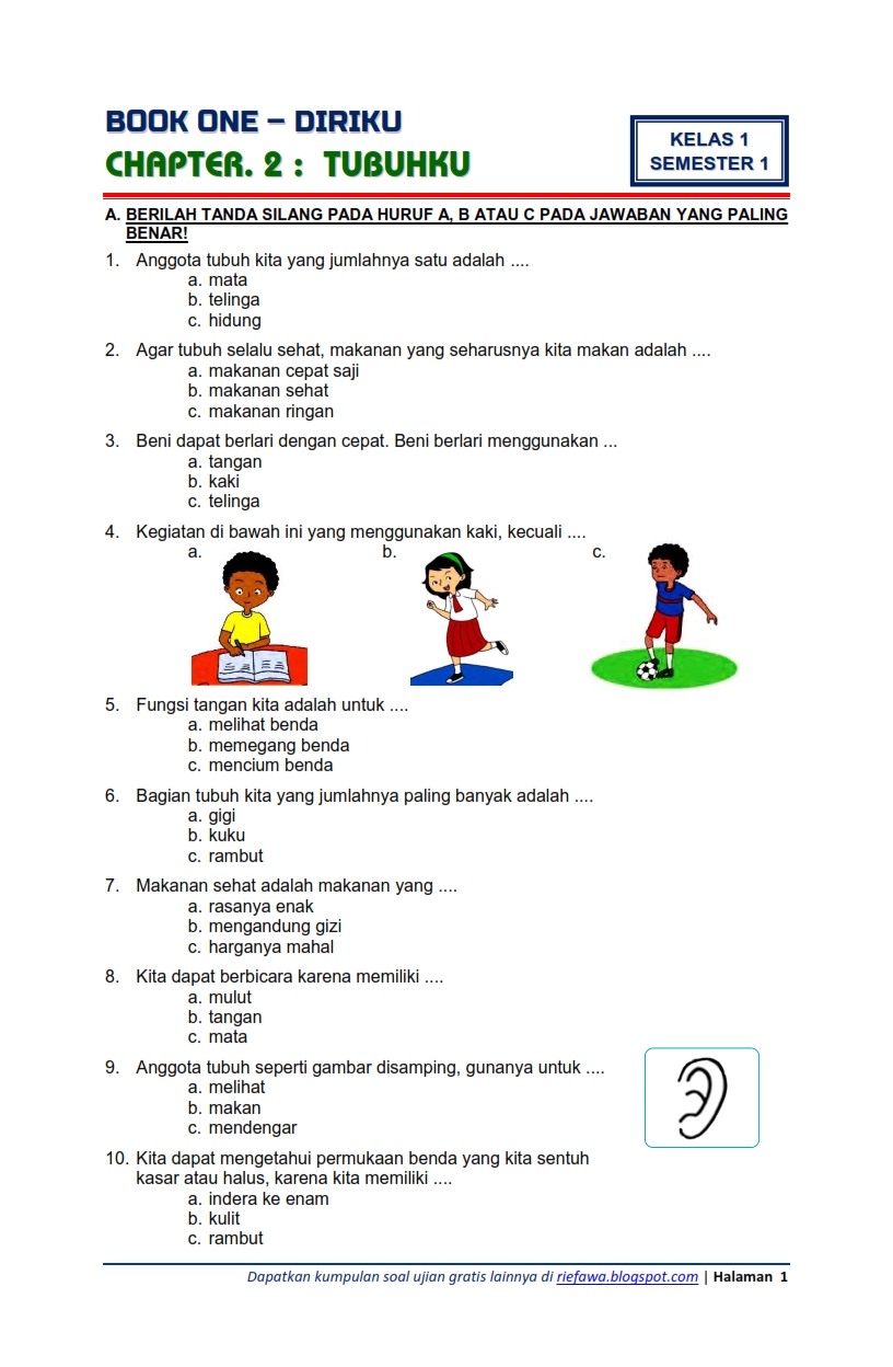 7 Contoh Soal Tema 1 Kelas 2 Semester 1 yang Wajib Diketahui Sebelum Ujian! 7 Contoh Soal Tema 1 Kelas 2 Semester 1 yang Wajib Diketahui Sebelum Ujian!