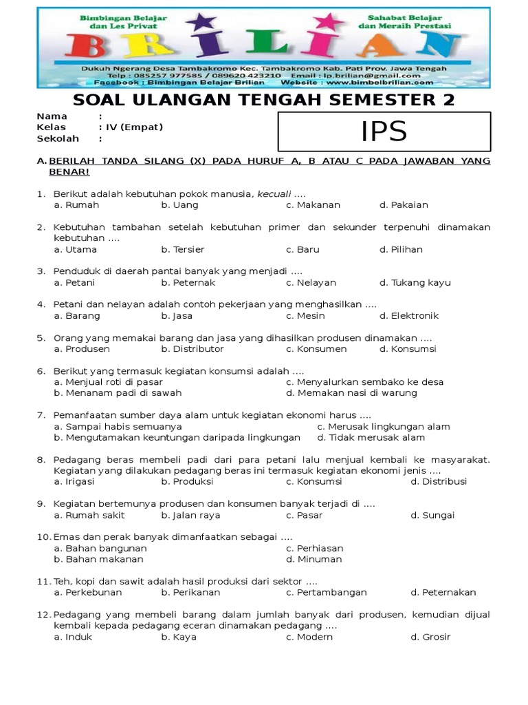 7 Rahasia contoh soal ips kelas 4 sd semester 2 yang Bikin Nilai Naik Seketika 7 Rahasia contoh soal ips kelas 4 sd semester 2 yang Bikin Nilai Naik Seketika
