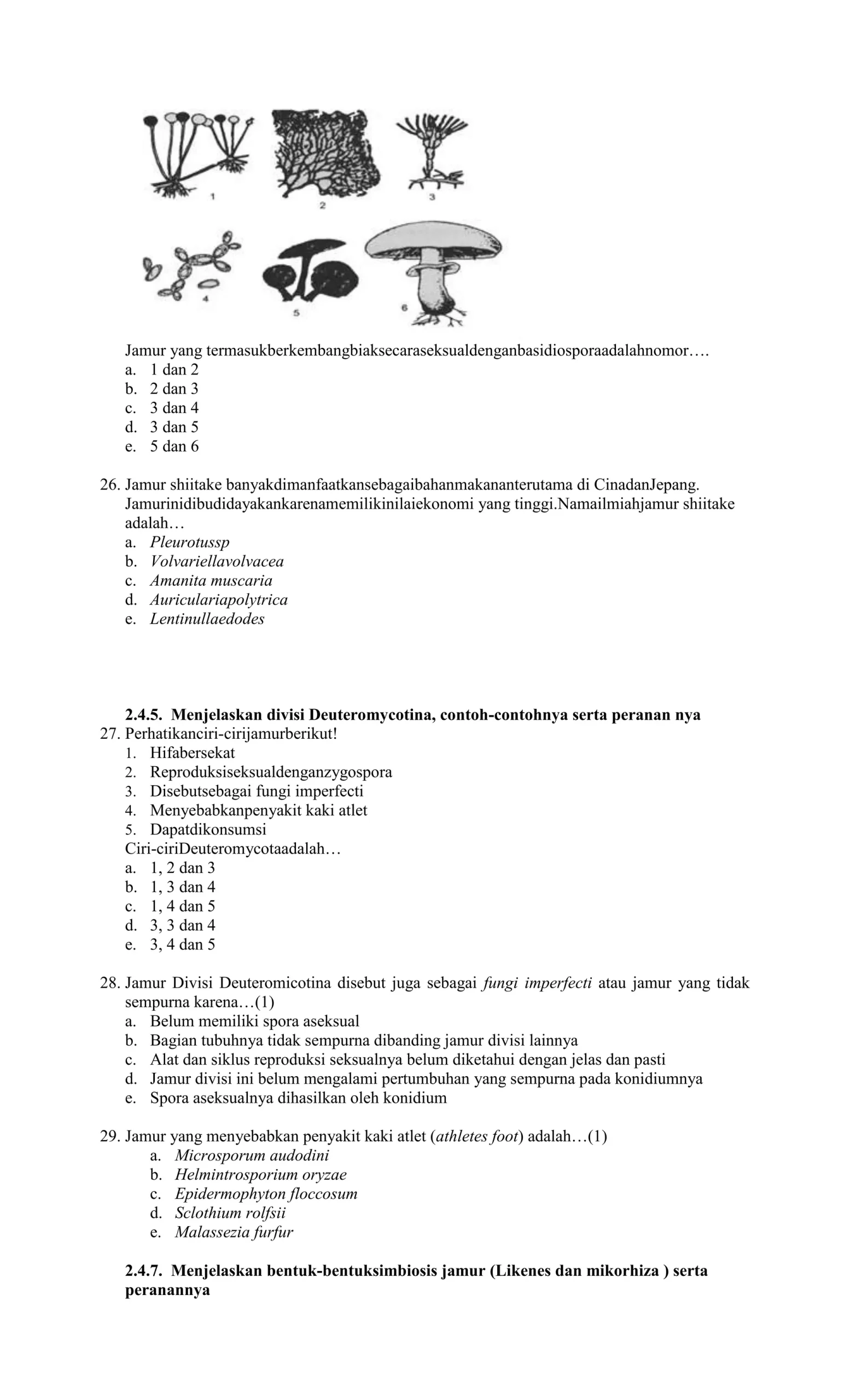Inilah 15 Contoh Soal tentang Fungi Kelas 7 Semester 1 yang Wajib Kamu Pelajari Sebelum Ulangan Harian Inilah 15 Contoh Soal tentang Fungi Kelas 7 Semester 1 yang Wajib Kamu Pelajari Sebelum Ulangan Harian