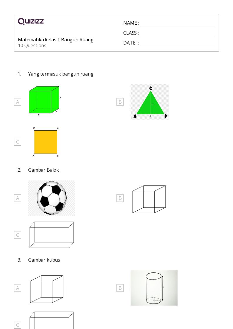 Terbukti 5 Contoh Soal tentang Bangun Ruang Kelas 1 SD Bikin Anak Paham Volume Sekarang Terbukti 5 Contoh Soal tentang Bangun Ruang Kelas 1 SD Bikin Anak Paham Volume Sekarang