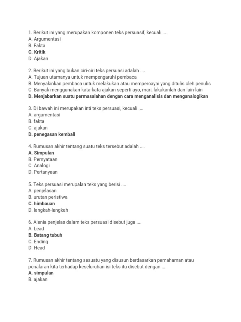 Terbukti! 7 Contoh Soal Teks Persuasif Kelas 8 Semester 2 yang Membuat Nilai Naik Juga Terbukti! 7 Contoh Soal Teks Persuasif Kelas 8 Semester 2 yang Membuat Nilai Naik Juga