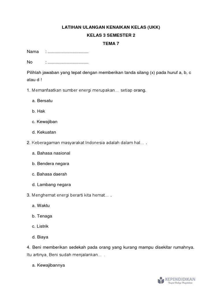 Terbukti 7 Tips Ampuh Download Soal UKK Tema 7 Kelas 3 SD Kurikulum 2013 Sebelum Terlambat Terbukti 7 Tips Ampuh Download Soal UKK Tema 7 Kelas 3 SD Kurikulum 2013 Sebelum Terlambat