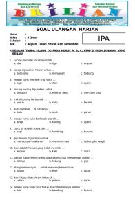 Contoh Soal Ipa Kelas 5 - Piffle me