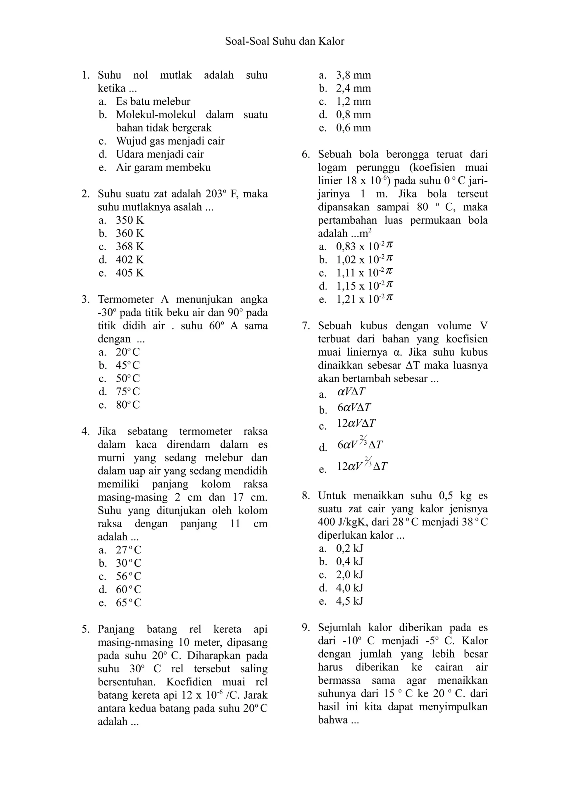 Terungkap 7 Contoh Soal tentang Suhu untuk Kelas 1 SD Kur 2013 yang Wajib Diketahui! Terungkap 7 Contoh Soal tentang Suhu untuk Kelas 1 SD Kur 2013 yang Wajib Diketahui!
