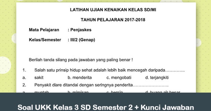 Terbukti! 5 Tips Cepat Download Soal UKK SD Kelas 3 Kurikulum 2013 untuk Persiapan 2026 Terbukti! 5 Tips Cepat Download Soal UKK SD Kelas 3 Kurikulum 2013 untuk Persiapan 2026