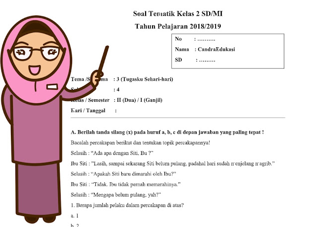 Rahasia Nilai Sempurna dengan Latihan Soal Tematik 3 Kelas 2 SD Terbaru yang Wajib Tahu Rahasia Nilai Sempurna dengan Latihan Soal Tematik 3 Kelas 2 SD Terbaru yang Wajib Tahu