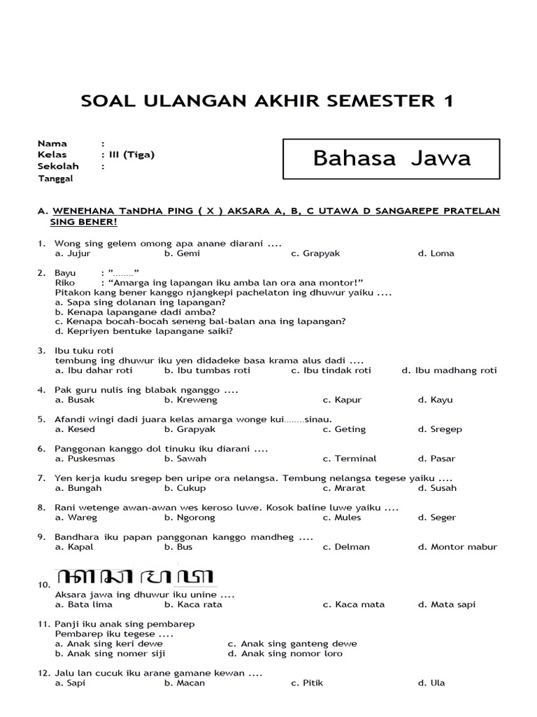 Rahasia Skor Sempurna dengan Latihan Soal Tema Kelas 3 Semester 2 Terbaru Rahasia Skor Sempurna dengan Latihan Soal Tema Kelas 3 Semester 2 Terbaru